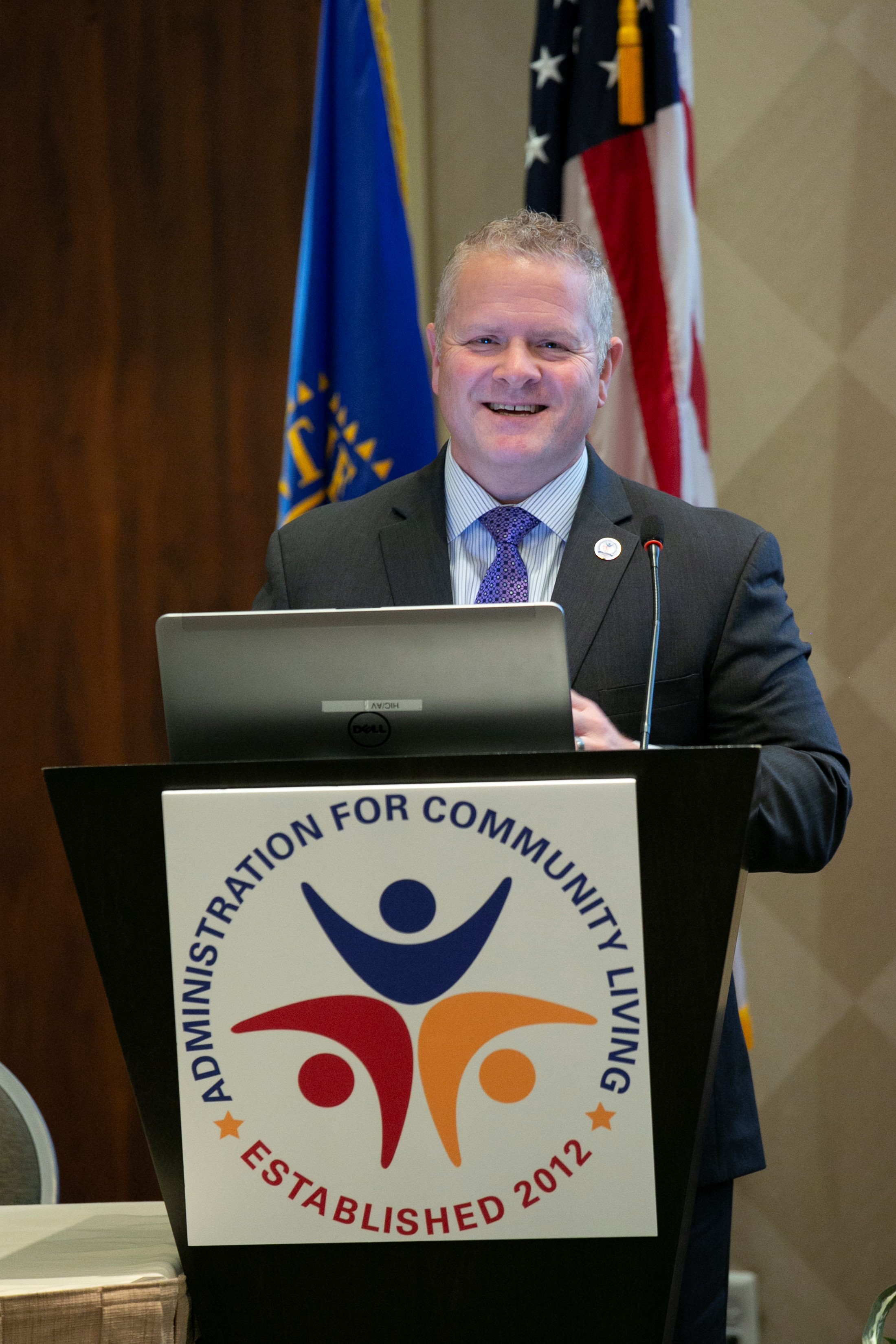 Lance Robertson, Administrator and Assistant Secretary for Aging, Administration for Community Living, giving a welcome and opening remarks