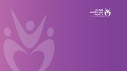 Purple Older Americans Month virtual background